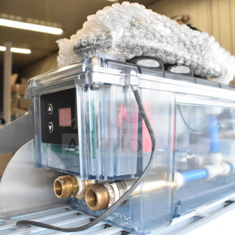 Brand new Vita-Mix VM0183 commercial blender jar rinsing unit, 120V, 1 phase, with visible digital display.