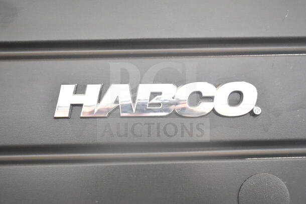 2019 Habco SE18 commercial single door reach-in cooler, 115 volts, 1 phase, shown with Habco logo on front.