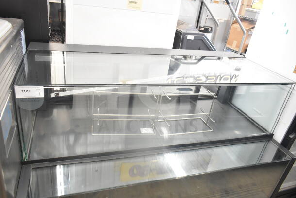 Structural Concepts NR6051RRSV.8106 deli display case, commercial floor style, glass front, 120V, 1 phase, used condition.