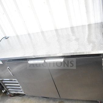 2024 CoolTech CUST-60LB Commercial 2 Door Undercounter Cooler, stainless steel, 115 volts, 1 phase. Excellent condition.