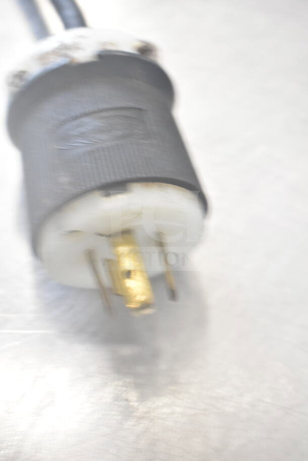 Bunn FMD DBC-3 Commercial Cappuccino Machine plug. Industrial-grade construction, 120/240 volts, 1 phase power.