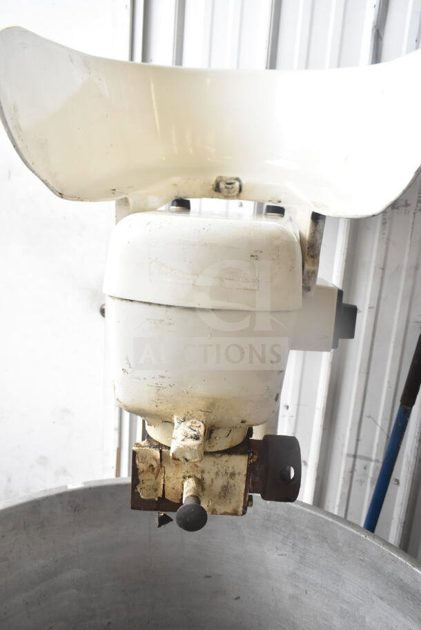 Boku Commercial Spiral Mixer with mixing bowl, dough hook attachment, electrical requirement: 120/208-240 volts. Used condition.
