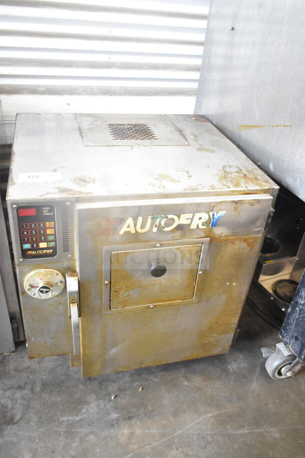 Autofry FFG-10 ventless fryer, electric, countertop, visible wear, marked "Autofry," 208/240V, 1 phase.