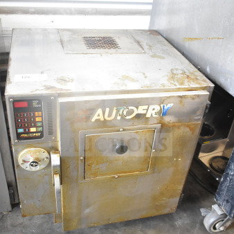 Autofry FFG-10 ventless fryer, electric, countertop, visible wear, marked "Autofry," 208/240V, 1 phase.