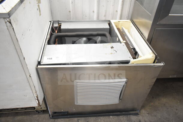 2019 Scotsman C0530MA-1E Commercial Ice Machine Head, 115 Volts, 1 Phase. Stainless steel, visible wear on surface.