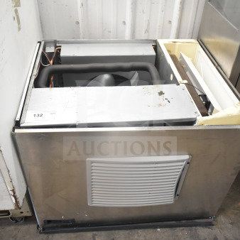 2019 Scotsman C0530MA-1E Commercial Ice Machine Head, 115 Volts, 1 Phase. Stainless steel, visible wear on surface.