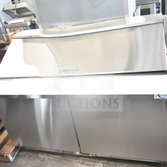 Brand new Avantco 178ZPT60MHC commercial sandwich salad prep table. Features stainless steel finish, 115V, 1 Phase.