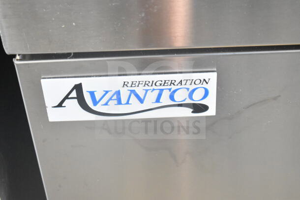Avantco 178CBE84HC Commercial 4 Drawer Chef Base, 115V, new with minor scratches and dents, logo visible.