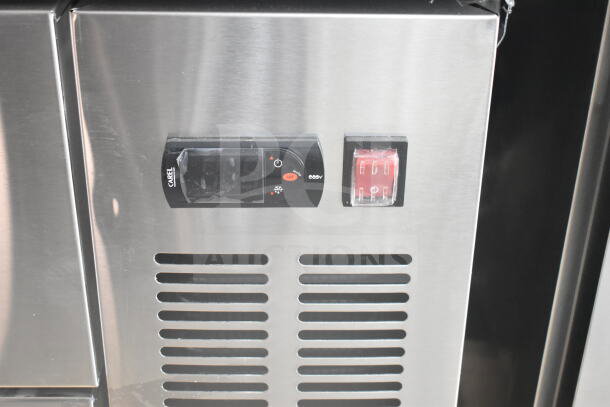Brand new Avantco 178CBE84HC Commercial Chef Base with 4 drawers. Features digital controls. 115V, 1 phase. Scratch and dent condition.