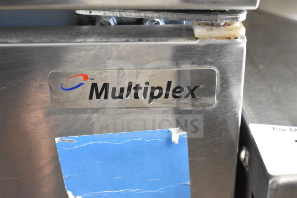 Multiplex MA-8-1US Commercial Workstation on undercounter cooler, stainless steel, visible brand label, 115V, 1 phase.