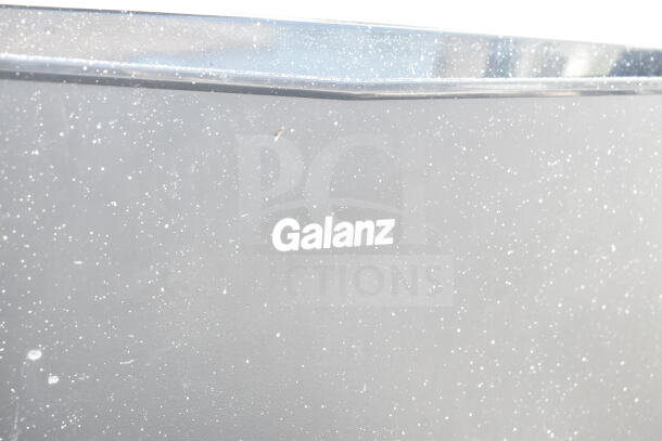 Set of 5 mini coolers, including Galanz model, 115 volts, single phase, speckled finish, Galanz label visible.