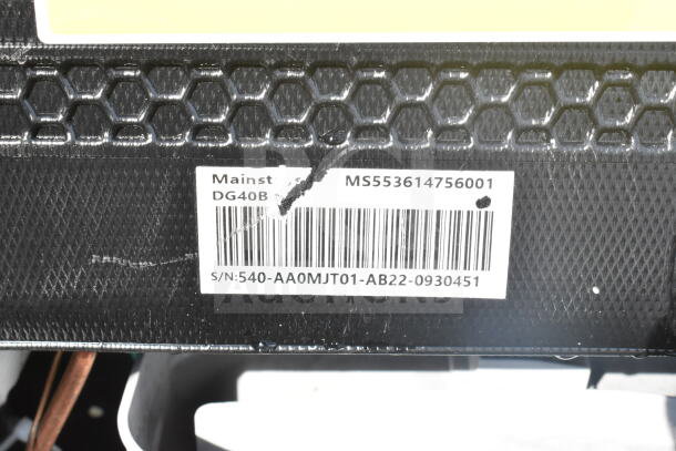 5 various mini coolers including Galanz, tag showing Mainst. DG40B and serial number. 115 volts, 1 phase.