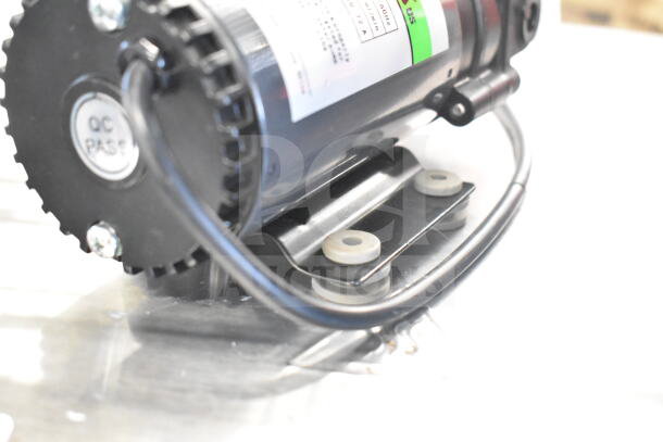 BRAND NEW Estella Caffe 236PMS12 Diaphragm Pump, 115V, 1 Phase, for ECMSS6. Scratch and dent condition. QC passed label visible.