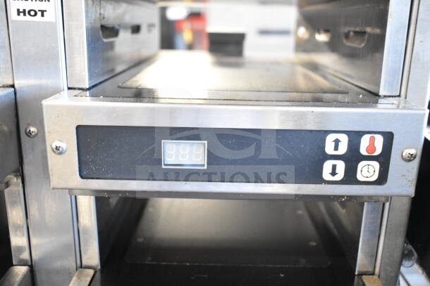 Carter Hoffmann MC2W2S countertop holding bin, digital display, temperature controls, stainless steel, 120V, 1 phase.