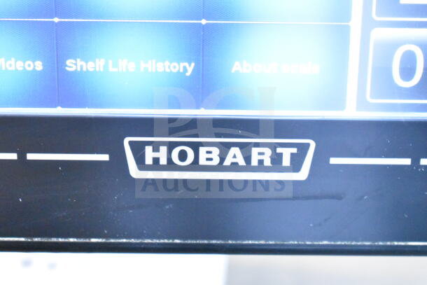 2017 Hobart HTi-7LH26 commercial scale with Hobart logo. No power cord. 120/208-240V, 1 phase. Tested and working.