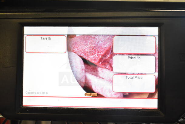2017 Hobart HTs-7LST commercial scale, touchscreen display, capacity 30 lbs, tested, working, 120/208-240V, 1 phase.