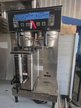Bunn 33500.1000 Dual Coffee Maker Satellite System, 18.9 gal per hour, stainless steel, commercial use. Model PN33500.1000.