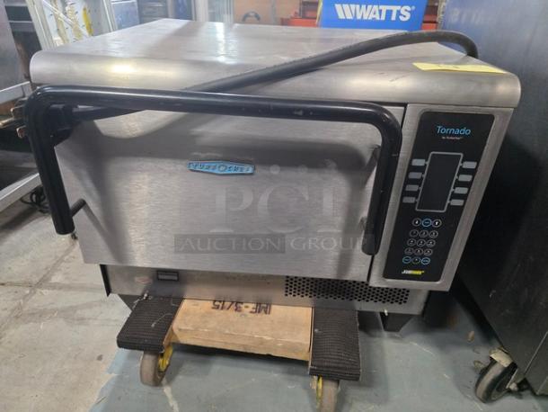 TurboChef NGC Tornado ventless rapid cook oven, stainless steel, electric, countertop, 208/240V, used condition.