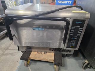 TurboChef NGC Tornado ventless rapid cook oven, stainless steel, electric, countertop, 208/240V, used condition.