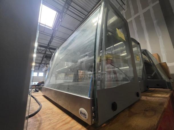 Sanden Vendo Hot Food Display Case, model HFD000006, 115V, 1PH, glass and metal construction, used condition.