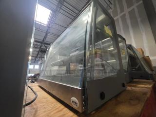 Sanden Vendo Hot Food Display Case, model HFD000006, 115V, 1PH, glass and metal construction, used condition.