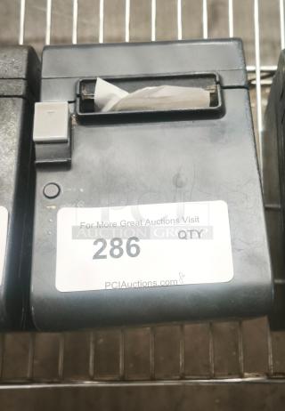 Epson thermal receipt printer for POS systems, used condition, with auction label 286.
