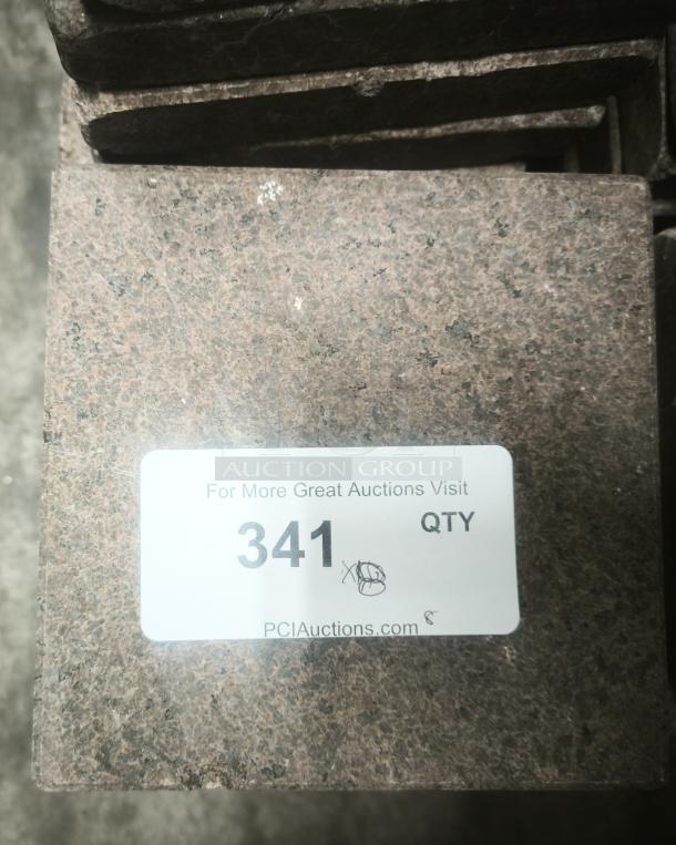 NSF certified volcanic granite slab for cooking, numbered 341 with PCI Auctions label, in excellent condition.