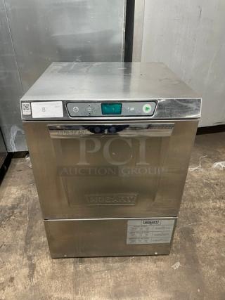 Hobart Advansys LXE Series stainless steel undercounter dishwasher, model LXER, 120/208-240V, good condition.