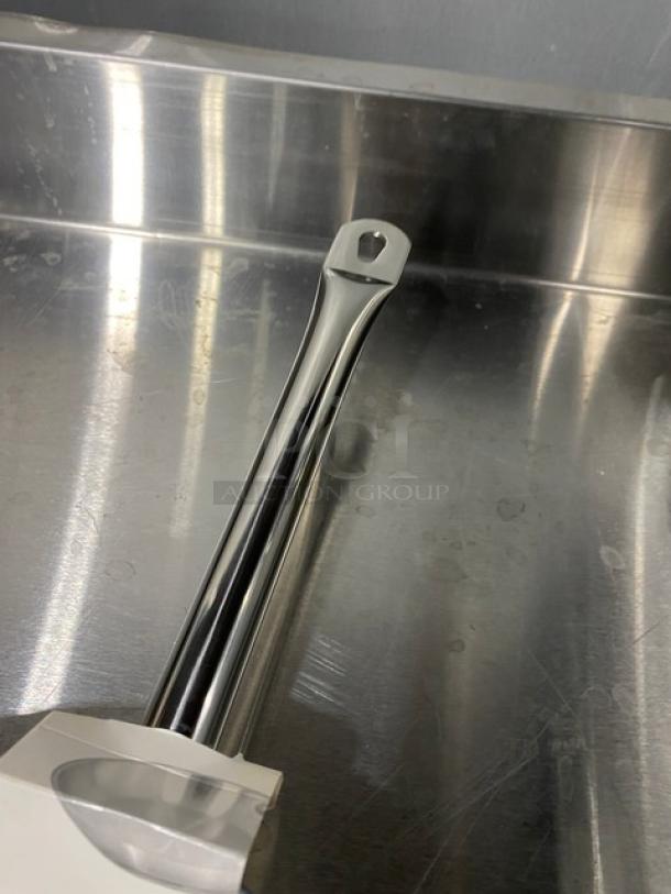 NEW Adcraft Titan Series 12" Frying Pan, Model FPSI-12. Stainless steel, pristine condition, sturdy handle.