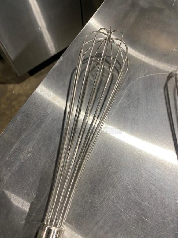 Vollrath Jacob's Pride 16" French Whip, model 47283; new stainless steel whisk, durable commercial quality.