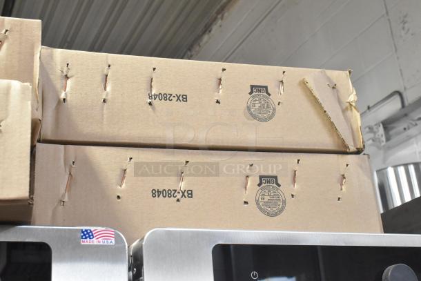 Brand new Alto Shaam 1200-TH stainless steel commercial oven on casters with Halo Heat technology, 208-240V, 1 Phase.