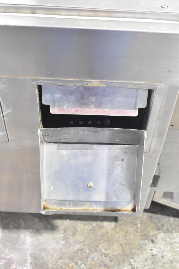 Autofry MTI-40C stainless steel ventless fryer, electric powered, 240V, used condition, visible wear on surface.