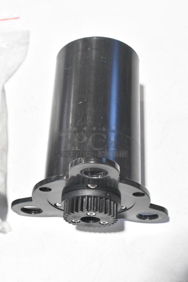 Metal Countertop Microcomputer Automatic Sealer component, features black cylindrical shape, gear detail, 115V, 1 Phase.