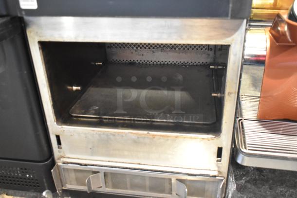 Merrychef eikon e2S commercial electric rapid cook oven, metal, countertop, used condition, 208/240V, 1 phase.