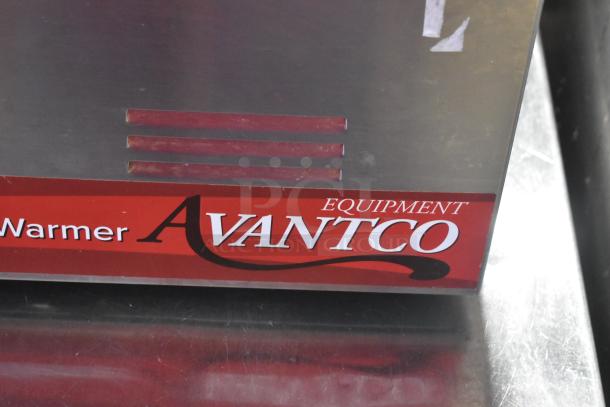 2022 Avantco 177W50CKR stainless steel commercial countertop food warmer, 120V, 1 phase; Avantco branding visible.