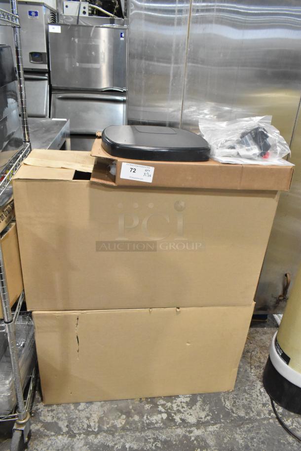 Three-box lot including Everpure EV932773 Insurice Triple PF-7FC-S water filter assembly; label shows auction and quantity.