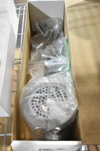 2 brand new T&S Brass B-3942-01 Waste Twists in original packaging, displaying drainage parts.