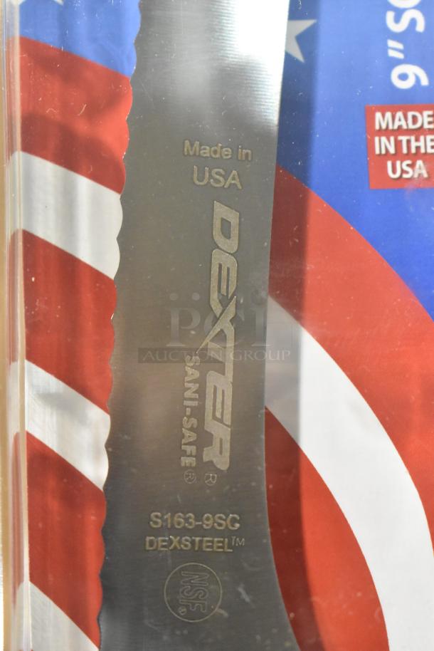 Brand new Dexter Sani-Safe knife, model S163-9SC, made in USA, DEXSTEEL, NSF certified. Set includes can openers.