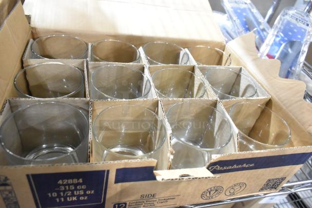 Box of 12 Steelite P42884 Pasabahce Side Double Old Fashioned Glasses, 11 1/2 oz, brand new, in original packaging.