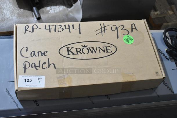 Brand new Krowne spray faucet nozzle in sealed box. Box labeled "RP-47344" and "#93A," with green "Move Now Stock" sticker.
