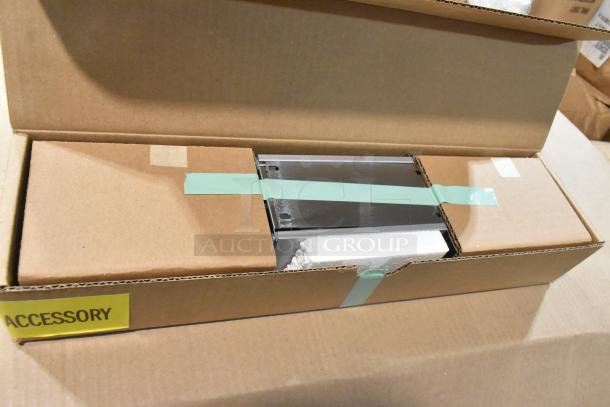 Brand new Hatco GRNM-42 infrared strip heater in packaging, 42" single tubular metal rod, with accessory label visible.