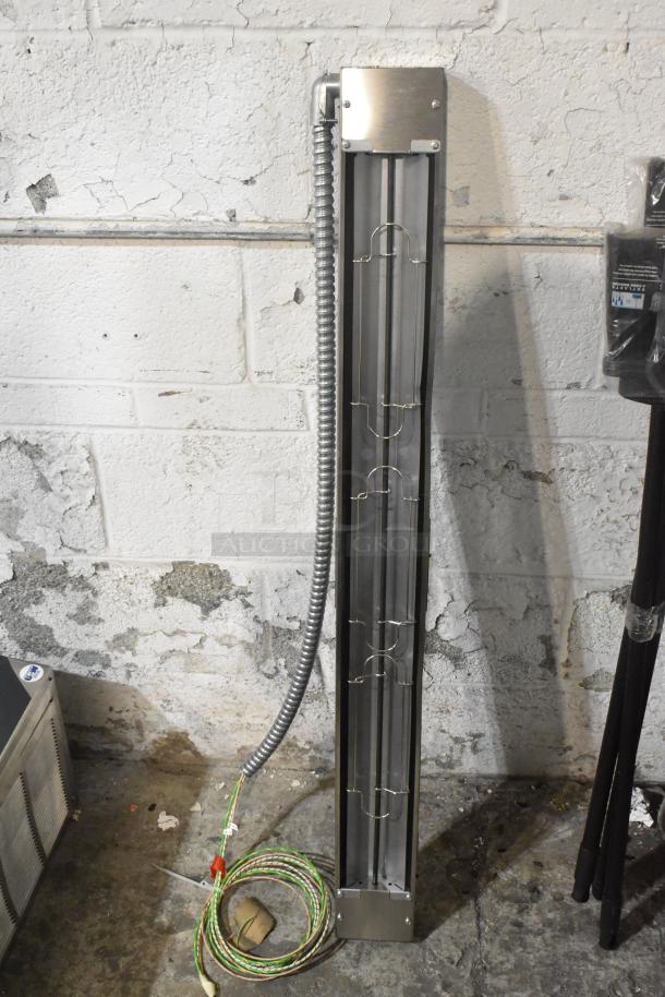 Brand new Hatco GRNM-42 infrared strip heater, stainless steel, wiring attached, ideal for efficient heating.