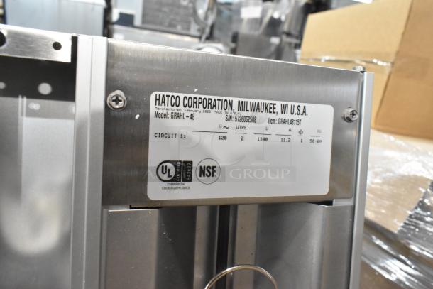 BRAND NEW Hatco GRAHL-48 Glo-Ray 48" infrared food warmer, 120 volts, 1 phase, toggle controls. UL and NSF certified.
