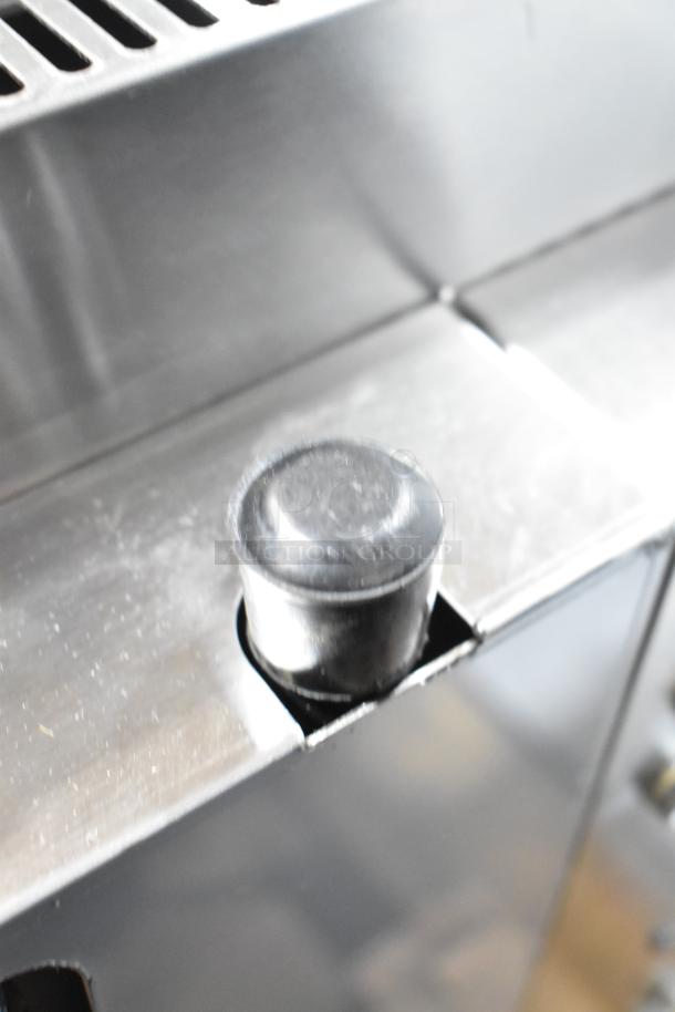 Brand new Cooking Performance Group S-36-SB-N 351S36SBN 34" stainless steel natural gas infrared salamander broiler, 36,000 BTU, visible scratch and dent.