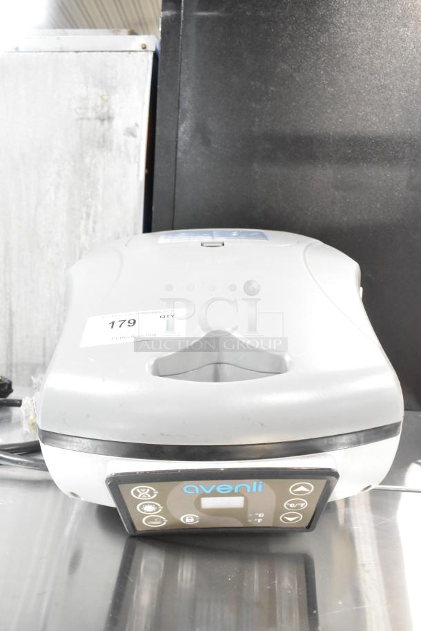 BRAND NEW Avenli AV1000SP control unit. 2025 model, 120 Volts, 1 Phase. Small scratch visible. Label indicates unit 179 of 1QTY.