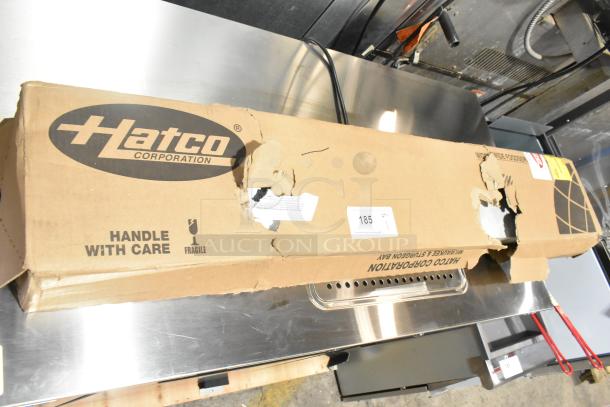 Brand new Hatco GRAH-48 infrared food warmer, 48" high wattage, 120V, 1 phase. Box shows scratches and dents.