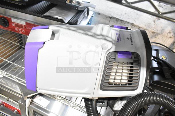 Brand new ProTeam 1076770 GoFit 6 PH Backpack Vacuum, 120V, 1 Phase, with tags indicating "scratch and dent" condition.