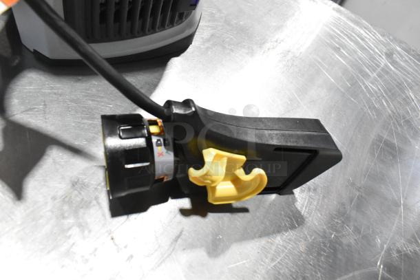 BRAND NEW ProTeam 1076770 GoFit 6 PH Backpack Vacuum, 120V. Minor scratches/dents. Power cord and control details visible.