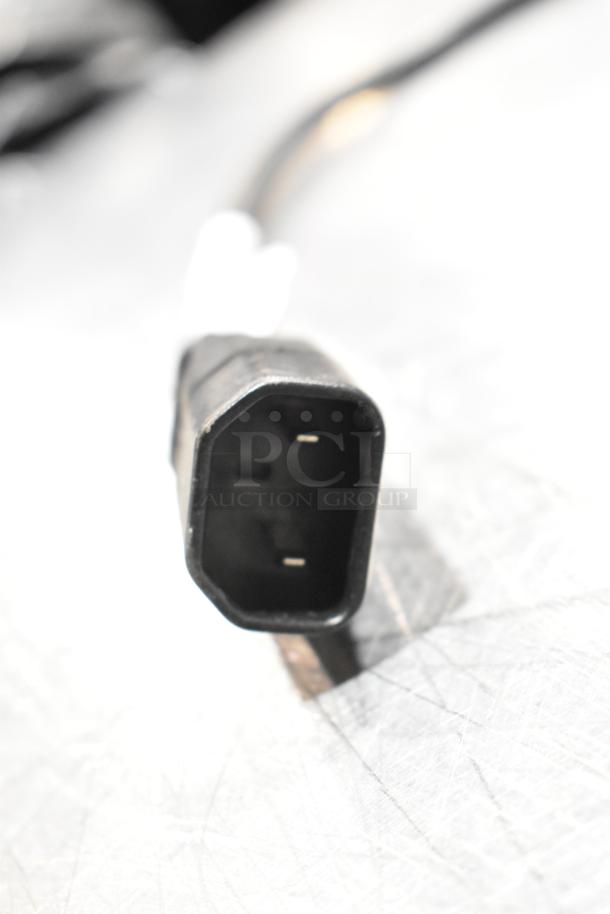 Power plug for ProTeam 1076770 GoFit 6 PH Backpack Vacuum. 120V, 1 Phase. New, with scratches and dents.