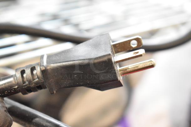 Power plug for Avantco 177IC35SU induction range, 208-240V, 1 phase, new condition, black finish.